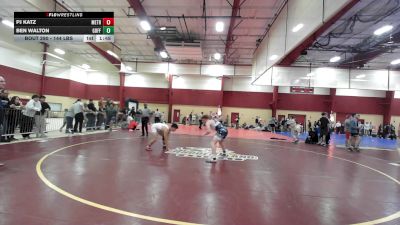 144 lbs Consi Of 4 - Pj Katz, MetroWest United vs Ben Walton, Goffstown High School
