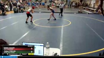 130 lbs Round 3 - Fiona Phelan, Bethel High School vs Emma Knapp, West Anchorage