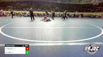 73 lbs Quarterfinal - Adrian Deloera, Tuttle Wrestling Club vs Hunter Lugo, Liberty Warrior Wrestling Club