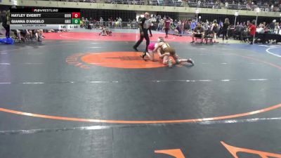 95 lbs Consolation - Hayley Everitt, Georgetown vs Gianna D'Angelo, Greensburg
