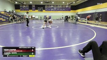 106 lbs Quarterfinal - Gabriel White, Cameron vs Noah Cooper, Lincoln Squires Wrestling Club