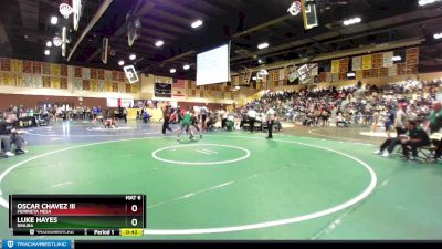 126 lbs Cons. Round 2 - Luke Hayes, Dinuba vs Oscar Chavez III, Murrieta Mesa