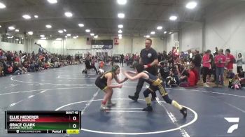 86 lbs Cons. Round 2 - Grace Clark, Algonac Mat Rats vs Ellie Niederer, Grayling Grapplers