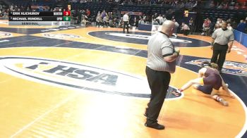 3A 113 lbs Semifinal - Erik Klichurov, Lombard (Montini) vs Michael Rundell, Oak Park (O.P.-River Forest)