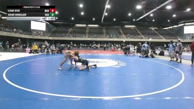 130 lbs 5th Place - Liam Soe, Middletown vs John Winkler, Fredericksburg