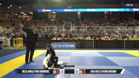 Livia Joelle Taitano Rosario vs Bella Janelle Vera Rodriguez 2025 Pan Kids Jiu-Jitsu IBJJF Championship