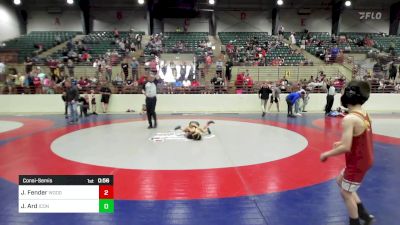 49 lbs Consolation - Jaxon Fender, Woodstock Wrestling Club vs Jonah Ard, Icon Wrestling Club