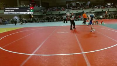 105 lbs Finals (8 Team) - Tanner Poncelet, Z-M (Zumbrota/Mazeppa) vs Grady Kirk, STMA (St. Michael/Albertville)