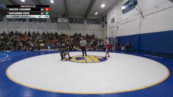 161 lbs Champ. Round 2 - Alexandee Ortiz, De La Salle vs Vincent Longmire, Berkeley