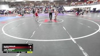 125 lbs Quarterfinal - Luis Vasquez, Missouri Valley vs Alan Koehler, Nebraska