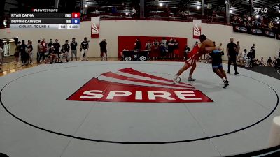125 kg Champ. Round 4 - Ryan Catka, Cavalier Wrestling Club vs Devon Dawson, Northern Illinois RTC