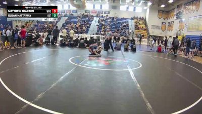126 lbs Champ Round 1 (16 Team) - Matthew Thaxton, Wakulla WC vs Elijah Hattaway, The Outsiders