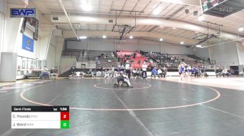 106 lbs Semifinal - Conner Pounds, Sperry High School vs Jackson Ward, Berryhill High School