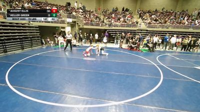78 lbs Semis - August Ellis, Sanderson Wrestling Academy vs Keller Green, East Idaho Elite