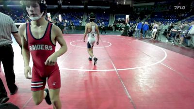 126 lbs Round Of 64 - Joe McGillicuddy, Central Catholic vs Ali Islam, Hampden Charter East