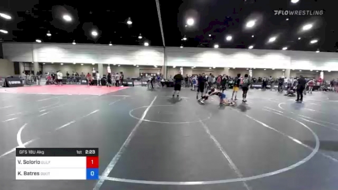 GFS 18U A kg Final - Valarie Solorio, Gulf Coast Grappling Academy vs ...