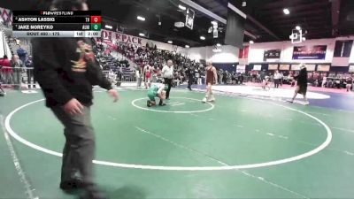 175 lbs Quarterfinal - Jake Noreyko, Aliso Niguel vs Ashton Lassig, Temecula Valley