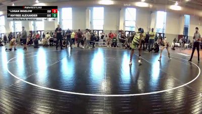 98 lbs 5th Place Match - Khyree Alexander, Gunston Wrestling Club vs Logan Bigelow, Midlothian Miners Wrestling Club