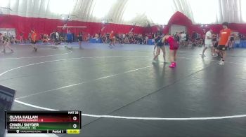 122-127 lbs Round 3 - Charli Snyder, WCAABE Knights vs Olivia Hallam, Cedar Rapids Kennedy