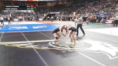 Cons. Round 2 - Kindy Sproat, North Platte vs Sophia Forman, Papillion-La Vista
