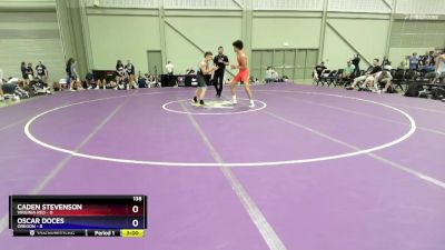 138 lbs Round 1 (16 Team) - Caden Stevenson, Virginia Red vs Oscar Doces, Oregon