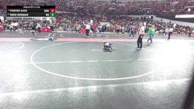 54 lbs Champ. Round 1 - Reed Erdman, Wisconsin vs Porter Njos, Big Foot Wrestling Club