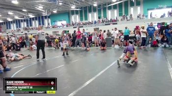 72 lbs Round 3 (10 Team) - Benton Bassett III, Glasgow WA vs Kade Moder, Gate Keepers Athletics