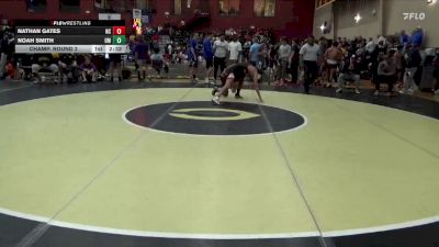 133 lbs Champ. Round 2 - Noah Smith, Montevallo vs Nathan Gates, Newberry College