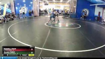 120 lbs Round 3 (8 Team) - Elijah Perez, Backyard Boyz Black vs Russell Crum, Cypress Creek