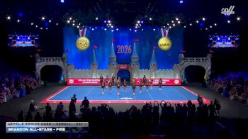 Brandon All-Stars - Fire [2026 L6 Senior Coed - XSmall Day 1] 2026 UCA & UDA All Star Nationals