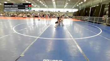 56 lbs Rr Rnd 3 - Brantley Dalton, Team Barracuda Elem vs Mason Smothers, Team RJN Green