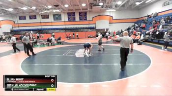 165 lbs Cons. Round 2 - Elijah Hunt, Concordia College (Moorhead) vs Trysten Zahoransky, John Carroll University