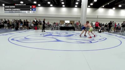 144 lbs Cons. Round 3 - Evan Gates, SC vs Carter Campbell, AL