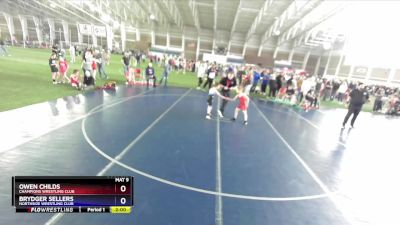 56 lbs Cons. Semi - Owen Childs, Champions Wrestling Club vs Brydger Sellers, Northside Wrestling Club