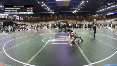 106 lbs Round 1 - Kenadee Michaels, AAWA vs AnJelisse Rijos, SOWA