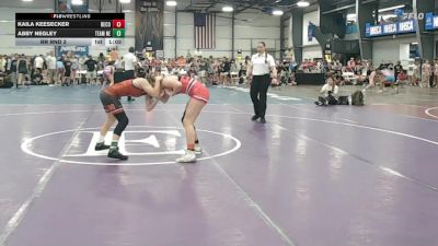 114 lbs Rr Rnd 3 - Kaila Keesecker, Become The Bull vs Abby Negley, Team Nebraska