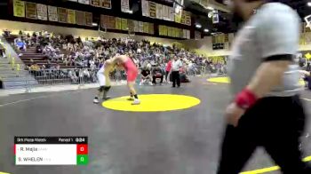 285 lbs 5th Place Match - Raul Mejia, Santa Ana vs STEVEN WHELEN, Great Oak