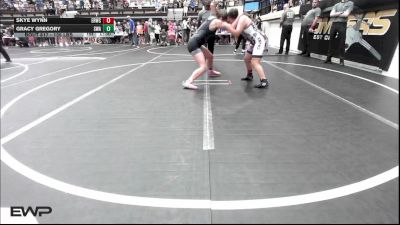 135 lbs Quarterfinal - Skye Wynn, El Reno Wrestling Club vs Gracy Gregory, Shelton Wrestling Academy
