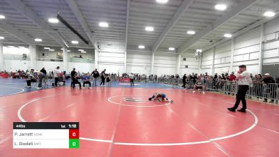 44 lbs Quarterfinal - Peyton Jarrett, None vs Liam Diodati, Smitty's Wrestling Barn