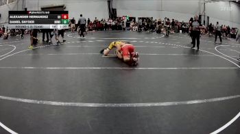 113 lbs Round 5 (6 Team) - Daniel Snyder, North Hunterdon WC vs Alexander Hernandez, Upstate Uprising