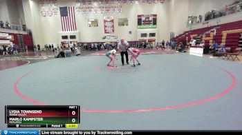 100 lbs Champ. Round 1 - Lydia Townsend, Marsh Valley vs Marlo Kampster, Potlatch