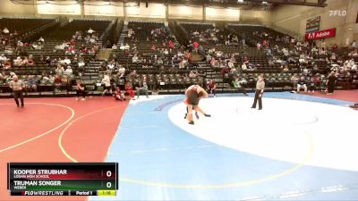 193 lbs Champ. Round 2 - Truman Songer, Weber vs Kooper Strubhar, Logan High School