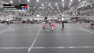 130 lbs Round 2 - Reese Montgomery, Central Pennies Power vs Miranda Pineiro, Empire Girls WC