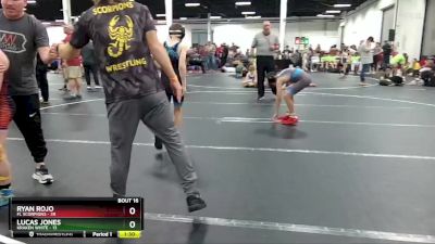 92 lbs Round 4 (8 Team) - Ryan Rojo, FL Scorpions vs Lucas Jones, Kraken White