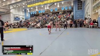 190 lbs Quarterfinal - Teagan Gratkowski, Smyrna H S vs Finn Hanna, Saint Marks H S