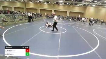 81 lbs Consi Of 4 - AJ Fisher, Barn Brothers vs Addyxus Echak, Mid Valley Wolves