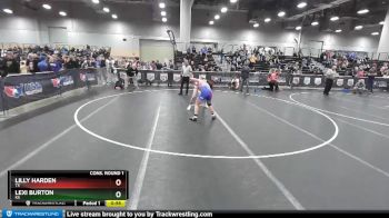 138 lbs Cons. Round 1 - Lexi Burton, KS vs Lilly Harden, TX