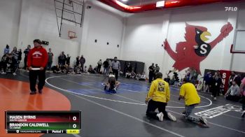 114 lbs Quarterfinal - Masen Byrns, South Gibson vs Brandon Caldwell, T.C Howe