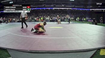 D4-120 lbs Cons. Round 1 - Owen Cowles, Galesburg-Augusta vs Aedyn Pasco, Brown City