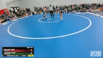 125 lbs Cons. Round 2 - Malaya Goss, Douglas vs Corrine Gaby, Wheatland